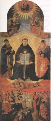 Benozzo Gozzoli The Triumph of st Thomas Aquinas (mk05) china oil painting image